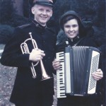 Willard and Marie Fitton Evans. Circa 1949.