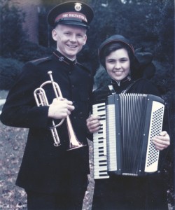 Willard and Marie Fitton Evans. Circa 1949.